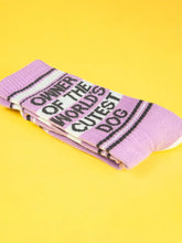 Load image into Gallery viewer, Gumball Poodle - Owner Of The World's Cutest Dog Gym Crew Socks