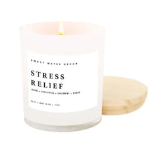 Load image into Gallery viewer, Sweet Water Decor - Stress Relief Soy Candle White Jar 11oz