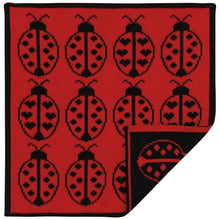 Load image into Gallery viewer, Ladybugs Knit Dishcloth Set of 3