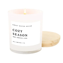 Load image into Gallery viewer, Sweet Water Decor - Cozy Season Soy Candle White Jar 11oz