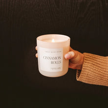 Load image into Gallery viewer, Sweet Water Decor - Cinnamon Rolls Soy Candle White Jar 15oz