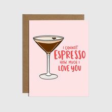 Load image into Gallery viewer, Espresso Martini Love Card