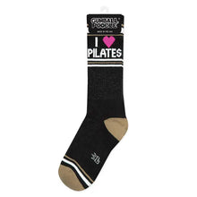 Load image into Gallery viewer, Gumball Poodle - I ❤️ Pilates Gym Crew Socks