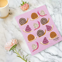 Load image into Gallery viewer, Snails Swedish Dishcloth
