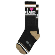 Load image into Gallery viewer, Gumball Poodle - I ❤️ Pilates Gym Crew Socks