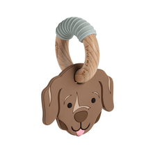 Load image into Gallery viewer, Mudpie - Chocolate Lab Teether