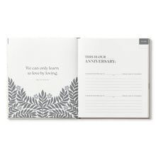 Load image into Gallery viewer, THE STORY OF US An Anniversary Keepsake Book of Years, Days, and Memories