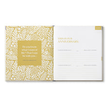 Load image into Gallery viewer, THE STORY OF US An Anniversary Keepsake Book of Years, Days, and Memories