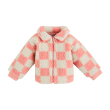 Load image into Gallery viewer, Mudpie - Check Sherpa Jacket