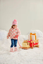 Load image into Gallery viewer, Mudpie - Check Sherpa Jacket