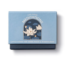 Load image into Gallery viewer, Pop-Open Meditations Little Cards for Inner Peace and Mindfulness