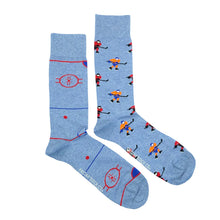 Load image into Gallery viewer, Friday Sock Co. - Men's Hockey Rink & Hockey Player Socks