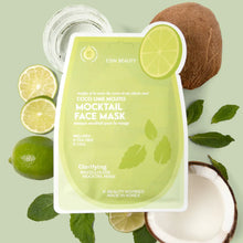 Load image into Gallery viewer, ESW Beauty - Coco Lime Mojito Clarifying Biocellulose Mocktail Mask