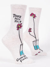 Load image into Gallery viewer, Take No Shit - Women's Crew Socks