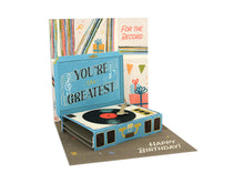 Load image into Gallery viewer, For The Record Pop-Up Greeting Card