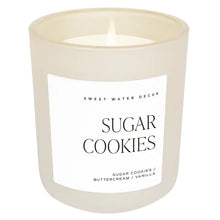 Load image into Gallery viewer, Sweet Water Decor - Sugar Cookies Soy Candle White Jar 15oz