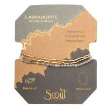 Load image into Gallery viewer, Scout - Delicate Stone Labradorite - Stone of Magic