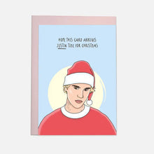 Load image into Gallery viewer, Justin Time For Christmas Card