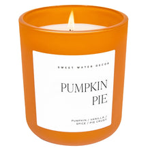 Load image into Gallery viewer, Sweet Water Decor - Pumpkin Pie Soy Candle Matte Jar 15oz