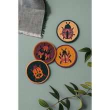 Load image into Gallery viewer, Amulet Beaded Coasters Set of 4