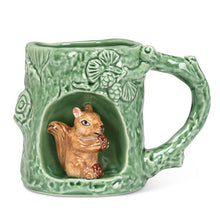 Load image into Gallery viewer, Tree Look Mug with Squirrel