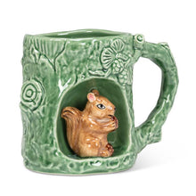 Load image into Gallery viewer, Tree Look Mug with Squirrel
