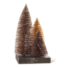 Load image into Gallery viewer, Glitter LED Trees on Square Base