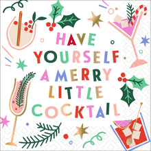 Load image into Gallery viewer, Merry Cocktail Cocktail Napkins- 20ct