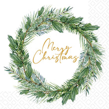 Load image into Gallery viewer, Joyful Wreath Luncheon Napkins