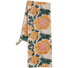 Load image into Gallery viewer, Goldenrise Block Print Dishtowel