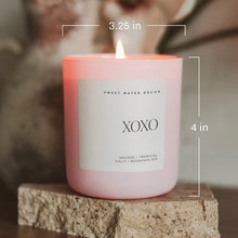 Load image into Gallery viewer, Sweet Water Decor - XOXO Soy Candle Matte Pink Jar 15oz