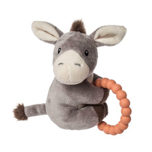 Load image into Gallery viewer, Dusty Donkey Teether Rattle – 6″