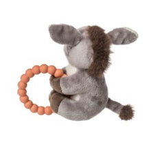 Load image into Gallery viewer, Dusty Donkey Teether Rattle – 6″