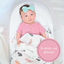 Load image into Gallery viewer, LollyBanks - Here Kitty Kitty Baby Swaddle Blanket