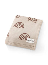 Load image into Gallery viewer, Bleu La La -  Luxury Cotton Swaddle Receiving Baby Blanket - Rainbow