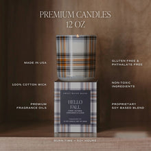 Load image into Gallery viewer, Sweet Water Decor - Hello Fall 12 oz Boxed Soy Candle