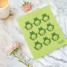 Load image into Gallery viewer, Ribbit Swedish Dishcloth