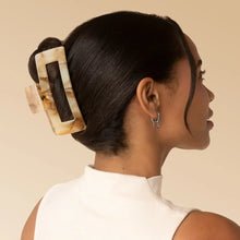 Load image into Gallery viewer, Kitsch - Recycled Plastic Jumbo Open Shape Claw Clip - Chocolate Marble