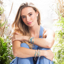 Load image into Gallery viewer, Scout - Mixed Media Bracelet - Harmony/Blue Howlite/Gold