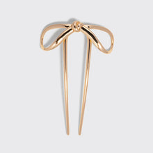 Load image into Gallery viewer, Kitsch - Mini Metal Bow French Hair Pin - Gold