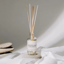 Load image into Gallery viewer, Sweet Water Decor - Mango and Coconut Clear Reed Diffuser