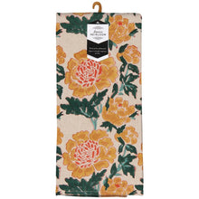 Load image into Gallery viewer, Goldenrise Block Print Dishtowel