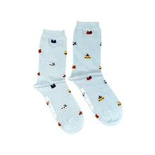 Load image into Gallery viewer, Friday Sock Co. - Women's Tiny Cat Party Socks