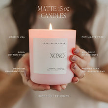 Load image into Gallery viewer, Sweet Water Decor - XOXO Soy Candle Matte Pink Jar 15oz