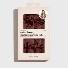 Load image into Gallery viewer, Kitsch - Xl Satin Heatless Curling Set - Chocolate