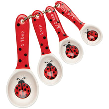 Load image into Gallery viewer, Ladybugs Measuring Spoons Set of 4