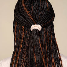 Load image into Gallery viewer, Kitsch - Recycled Fabric Ribbed Hair Elastics 10pc Set - Blush