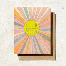 Load image into Gallery viewer, All The Birthday Feels Card