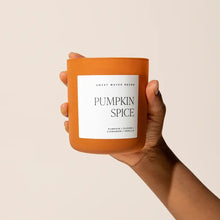 Load image into Gallery viewer, Sweet Water Decor - Pumpkin Spice Soy Candle Matte Jar 15oz
