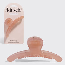 Load image into Gallery viewer, Kitsch - Recycled Plastic Large Arched Clip - Soft Pink